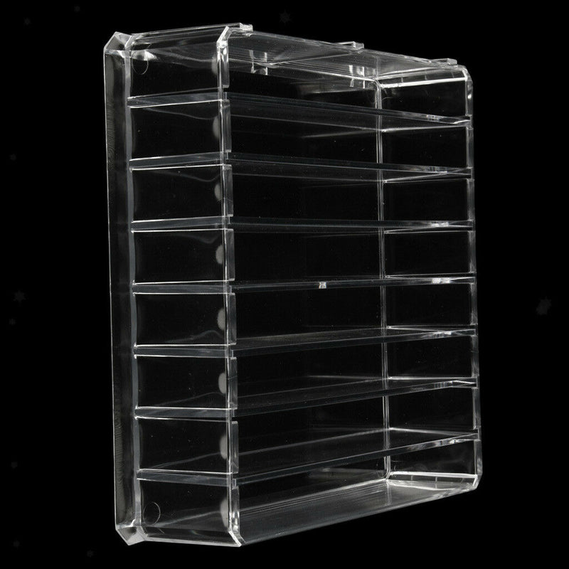 Clear Makeup Cosmetic Storage Box Case Lipstick/Eye Shadow Blusher Organizer