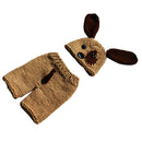 Punny Dog Newborn Baby Crochet Knit Photography Photo Prop Hat Costume Set