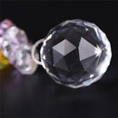 Hanging Glass Crystal Ball Prism Pendant Ornament Rainbow Wedding Gift B Bj