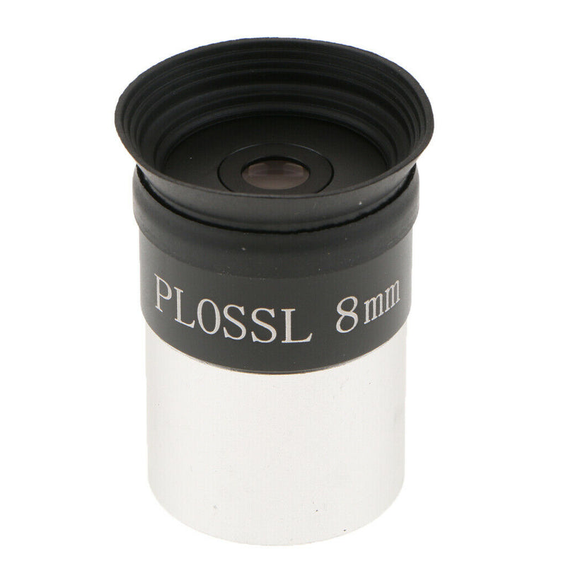 1.25in Metal Telescope Eyepiece Plossl 8mm + 5X Barlow Lens + Astronomy Filters