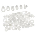 30pcs Fishing Rod Guides Ring DIY Rod Repair Kit Rod Building Silicone Ring