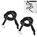2Pcs Kayak Safety Bungee Paddle Leash Adjustable Fishing Rod Leash Accessory