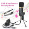 Pro USB Condenser Microphone Studio Sound Recording Mic w/ Stand Tripod