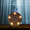 Mandala DIY Special Shape Full Drill Diamond Painting LED Light Night Lamps
