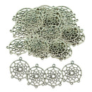 50pcs Bohemian Dream Catcher Pendants Connector 3 Holes for Other Charms