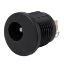 5.5X2.1mm 5pcs DC Female Jack + 5pcs Socket Connector Black
