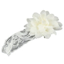 Brand New Baby Girl Toddler Lace Hair Band Hair Bow Accessories White Headw