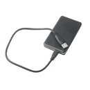 Black USB 3.0 to Micro SATA 1.8" HDD SSD Aluminum Enclosure for Mobile Hard Disk