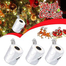 Christmas 2020 Toilet Paper Blown Glass 2020 Unique Ornaments Tree Decor