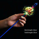 LED Flash Light Stick Rotating Color Changing Bubble Ball XMAS Gift
