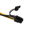 PCI-e 6pin to Dual 8pin (6+2pin) Graphics Video Card Power Y Splitter Cable