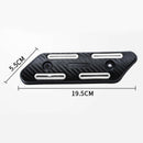 Motorcycles Parts Exhaust Pipe Guards Cover Heatproof Shield for 4 Stroke White