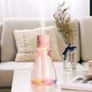 500ml Wishing Bottle Humidifier Air Purifier Essential Oil Diffuser (Pink) A