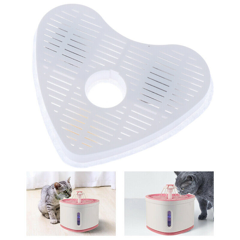 Activated Carbon Filter Automatic Water Drinking Fountain Pet Bowl Dish FilterJR