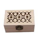 Wooden Box Retro with Lock Desktop Storage Finishing Student Gift Packaging