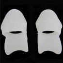2 Silicone Gel Bunion Toe Protector Straightener Corrector Spreader Splint Pads