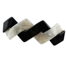 Womens Automatic Patchwork Acetate France French Hair Barrette Hairpin Clip