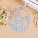 Metal DIY Wreath Castle Cutting Dies Stencils Scrapbook Card Making Craft A