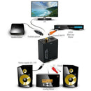 Digital To Analog Audio Converter Digital Optical Coaxial RCA Toslink Signa