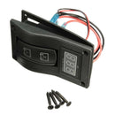 New Car Dual Battery Test Panel Rocker Switch LED