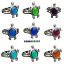 1Pc Fashion Mood Ring Changing Color Turtle Adjustable New Ring Temperature Y6A9