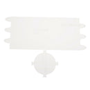 Brand New 2 Pcs/set Clear Acrylic Template for Leather Brush Pot Hand Making