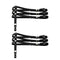 2pcs Punk Rivet Garters Belt 3 Straps Leg Ring Band Adjustable Suspenders Leg