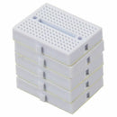 5pcs White 170 Tie-points Mini Solderless Prototype Breadboard for Arduino