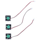 3pcs DC 12V 0.1A 2Pin 25mm x25mm x10mm Mini Brushless Cooling Fan,black K9X4