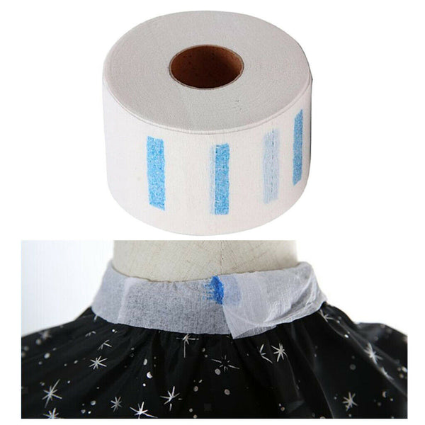 Neck Roll Paper Neck Covering Cutting Collar Hair Salon Accessories White