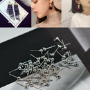 100pcs Ear Stud Stud Solid Ball Lot With Loop Earring