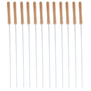12.4-Inch Stainless Steel Grill BBQ Barbecue Kebab Skewers/Shish Kabob Sticks