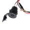 12V/24V Waterproof Car Vehicle Dual USB Charger 2 Port Power Socket 5V 3c