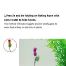 50 Pcs/Bag Fishing Nuggets Water Soluble PVA Foam Water Block Soluble N7D8