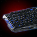 LED Backlit Wired Gaming Keyboard Mechanical Typing Russian Computer Gamer