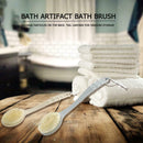 Soft Bristle Bath Brush Long Handle Scrubber Body Massage Shower Brushes A