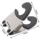Stainless Steel Pot Clip Clamp Tongs Holder for Spoon Spatula Rack Cooking  OZ