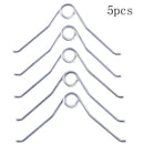 5Pcs Sliver V Shape Steel Compression Spring Gardening Scissors Accessorie To_