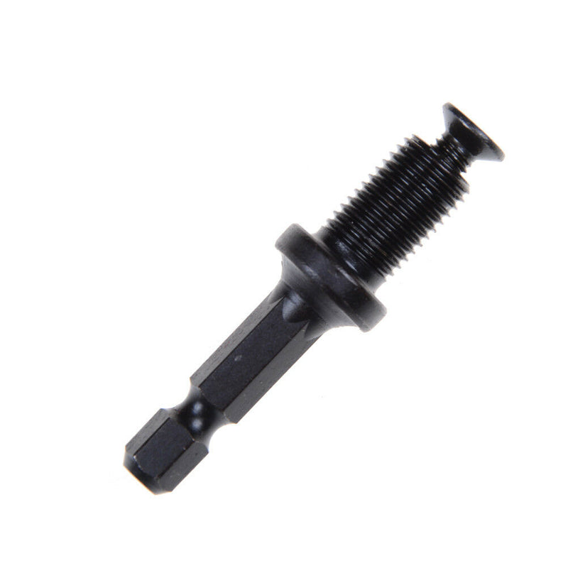 1/4"Hex Shank Adapter Male Thread Screw for Drill Chuck 6/10/13mm 3/8"-24UNF SEA