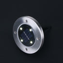 4LED Solar Power Buried Light Under Ground Lamp Outdoor Path Way Garden Decking