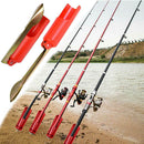Foldable Plastic Metal Outdoor Fishing Rod Pole Holder Support Stand Bracket Eff