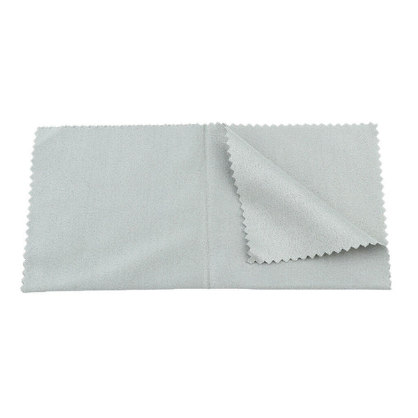 Grey Microfiber Lens Cleaning Cloth for Eye Glasses, Mobile Phone, Camera, PDA