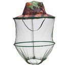 5X(Camouflage Fishing Hat Bee keeping Insects Mosquito Net Prevention Cap MN9Z7)
