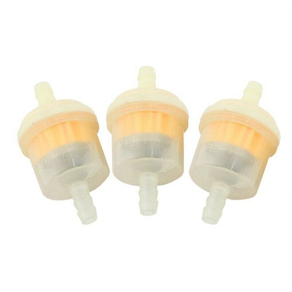 3Pcs/Set Fuel Gas Tank Shut Off Valves Filters Clamps Garden Brush Cutter L
