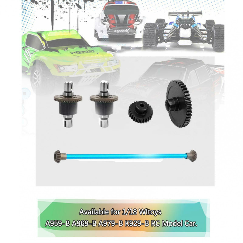 Wltoys A959-B K929-B 1/18 RC Gear Set RC Buggy Parts Fitting Accessory