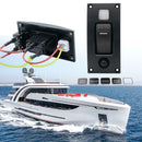 1 Gang Boat Marine Switch Panel ON-OFF Reset Rocker Switch with Circuit Breaker