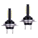2X H7Super Bright White LED Bulbs 6500K 60W Lamp For Fog Light DRL Headlight