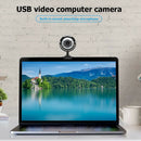 0.3MP HD Webcam with Built-in Microphone 6 LED Night Vision USB Web Camera