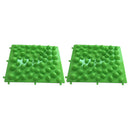 2x Imitation Pebbles Massage Mat Cobblestone Reflexology Massage Bath Room Yoga