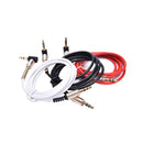 Right Angle Stereo 3.5mm Male to Male Audio AUX Earphone Extension Cable  Kw